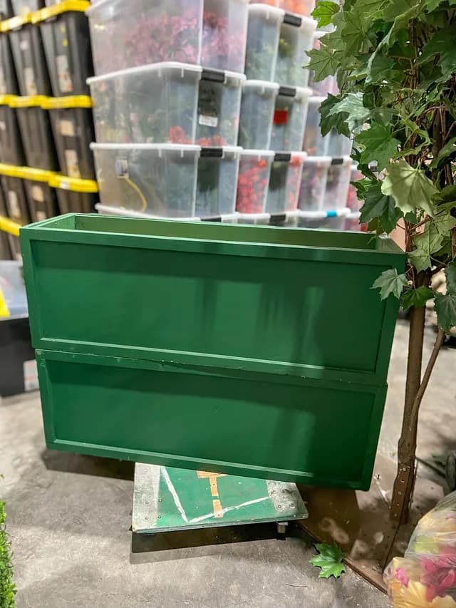 Planter trough, alternate view